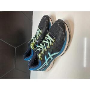 Asics Running Shoes - Black and Blue, Men's Size 9